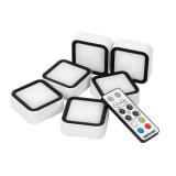 Defiant 40 Lumens Accent Light Combo with Remote Control (6-Pack), White