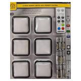 Defiant 40 Lumens Accent Light Combo with Remote Control (6-Pack), White