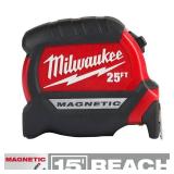 Milwaukee-48-22-0325 25Ft Compact Magnetic Tape Measure