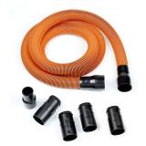 RIDGID 1-7/8 in. x 10 ft. Pro-Grade Locking Vacuum Hose Kit for Wet/Dry Shop Vacuums