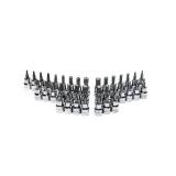 Husky Bit Socket Set. 3/8 Inch Drive Master SAE Metric Alloy Steel With Case