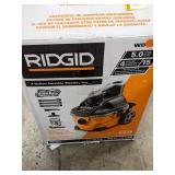 RIDGID 4 Gallon 5.0-Peak HP Portable Wet/Dry Shop Vacuum with Fine Dust Filter, Hose and Accessories, Oranges/Peaches
