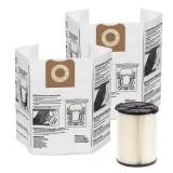 RIDGID Filter Kit with VF4000 Standard Filter and VF3502 Dust Bags (2-Pack) for Select 12 -16 Gal. Wet/Dry Shop Vacuums