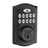 Kwikset 913 Smartcode Traditional Electronic Deadbolt Featuring SmartKey Securityâ¢ In Venetian Bronze, Model # 99130-002