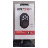 Kwikset 909 Smartcode Traditional Electronic Deadbolt Featuring SmartKey Securityâ¢ In Venetian Bronze, Model #99090-019