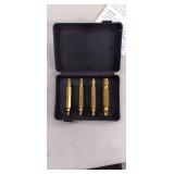 Ontel Speed Out Titanium Damaged Screw Bolt Extractor 4 piece Set w Storage Case