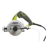 Ryobi Tile Saw 4 Inch Wet Diamond Blade Ceramic Floor Inatallation Power Tool