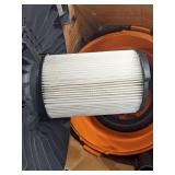 RIDGID 16 Gal. 5.0-Peak HP NXT Wet/Dry Shop Vacuum with Filter, Hose and Accessories, Oranges/Peaches