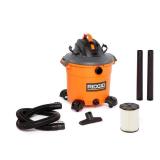 RIDGID 16 Gal. 5.0-Peak HP NXT Wet/Dry Shop Vacuum with Filter, Hose and Accessories, Oranges/Peaches