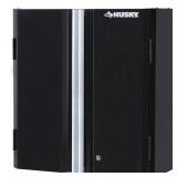 Husky Ready-to-Assemble 24-Gauge Steel Wall Mounted Garage Cabinet in Black (28 in. W x 29 in. H x 12 in. D)
