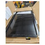 Husky Ready-to-Assemble 24-Gauge Steel Wall Mounted Garage Cabinet in Black (28 in. W x 29 in. H x 12 in. D)