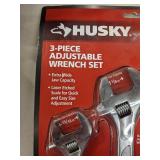 Husky Adjustable Wrench Set (3-Piece)