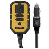 dewalt dxaepi140 140w power inverter: 12v dc to 120v ac power outlet with dual usb ports