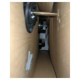 Kwikset 95530-018 Satin Nickel Montara Two-Point Locking Single Cylinder Handleset With Juno Knob