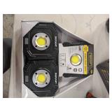 Defiant 600 Lumens Compact Utility Lights with Magnetic Hook (3-Pack), balck