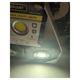 Defiant 600 Lumens Compact Utility Lights with Magnetic Hook (3-Pack), balck