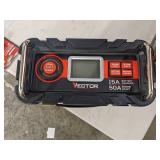 12-Volt Automotive Portable Car Battery Charger with 50 Amp Engine Start and Alternator Check