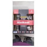 Kwikset 991 Juno Keyed Entry Door Knob and Sgl Cyl Deadbolt Combo Pack in Satin Nickel