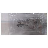 Kwikset 991 Juno Keyed Entry Door Knob and Sgl Cyl Deadbolt Combo Pack in Satin Nickel