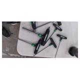 14 piece T-shaped allen wrench set