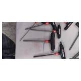 14 piece T-shaped allen wrench set