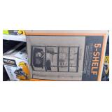 Edsal Shelves 36 in. W x 72 in. H x 18 in. D Steel Commercial Shelving Unit Black UR-185WGB