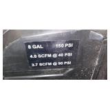 8G 150 PSI Hotdog Air Compressor