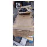 Ready-to-Assemble 24-Gauge Steel Freestanding Garage Cabinet in Black (36 in. W x 72 in. H x 18 in. D)