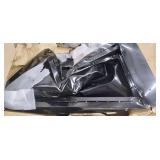 Ready-to-Assemble 24-Gauge Steel Freestanding Garage Cabinet in Black (36 in. W x 72 in. H x 18 in. D)