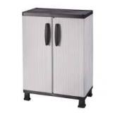 Plastic Freestanding Garage Storage Cabinet