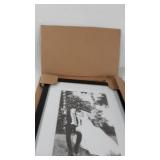 Americanflat Picture Frame 12x16 - Composite Wood with Shatter Resistant Glass - Displays 8x12 With Mat or 12x16 Without Mat - Horizontal and Vertical Formats for Wall (Black)