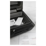 SentrySafe CHW30220 Fireproof Box and Waterproof Box with Key Lock 0.36 Cubic Feet