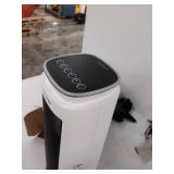 PELONIS PHTPU1501 Ceramic Tower 1500W Indoor Space Heater with Oscillation, Remote Control, Programmable Thermostat & 8H Timer, ECO Mode, Tip-Over Switch & Overheating Protection, White