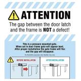 Regalo Easy Open 47-Inch Super Wide Walk Thru Baby Gate, Bonus Kit, Includes 4-Inch and 12-Inch Extension Kit, 4 Pack Pressure Mount Kit and 4 Wall Cups and Mounting Kit , 11 Count (Pack of 1)