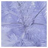 Sunnyglade 7.5 FT Premium White Artificial Christmas Tree 1,400 Tips Full Tree Easy to Assemble with Christmas Tree Metal Stand for Indoor and Outdoor Use (7.5FT)