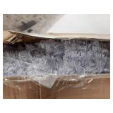 Sunnyglade 7.5 FT Premium White Artificial Christmas Tree 1,400 Tips Full Tree Easy to Assemble with Christmas Tree Metal Stand for Indoor and Outdoor Use (7.5FT)