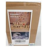 brightdeco light up happy birthday