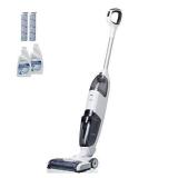 Tineco iFloor Complete Cordless Wet Dry Vacuum Hardwood Floor Cleaner for Multi-Surface Cleaning , Great for Sticky Messes and Pet Hair