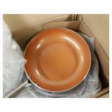 Aluminum 24/28cm frypan set with lid