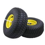 15x6.00-6" Front Tire Assembly Replacement for 100 and 300 Series John Deere Riding Mowers - 2 pack