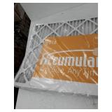 Accumulair MERV 8 Furnace Air Filter, Width 19.5 in, Height 19.5 in, Filters