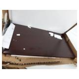 Lorell Essentials Keyboard Tray, Mahogany