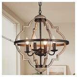 4 light Metal Chanderlier UL Listed