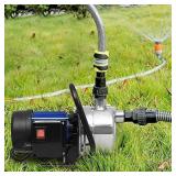 Portable Stainless Steel Sump Pump Submersible Clean Dirty Water Heavy Duty Drain Transfer Pump Pool Pond Flood Pump (3200L/H)