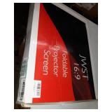 Projector Screen 120 inch, Osoeri 4K 16:9 HD Rear Front Projector Screen Anti-Crease Foldable Projection Screen Double-Sided Portable Outdoor Indoor Projector Screen for Movie Home Theater Yard Travel