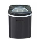 Frigidaire EFIC117-SSBLACK-COM EFIC117-SSBLACK 26 Lbs Portable Compact Maker, Black Stainless Steel Ice Making Machine