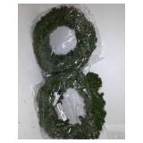 2Pcs Christmas Wreaths 20 Inches