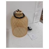 Modern Woven Bamboo Pendant Light