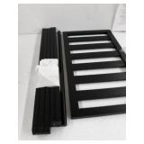 Unbrands Luggage Rack for Guest Room Home Bedroom Hotel Guest Room with Shelf, Black