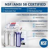 iSpring RCC7AK, NSF Certified 75 GPD, 6-Stage Reverse Osmosis System, pH+ Alkaline Remineralization RO Water Filter System Under Sink, Superb Taste Drinking Water Filter